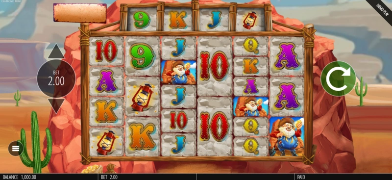 Diamond Mine Megaways slot demo