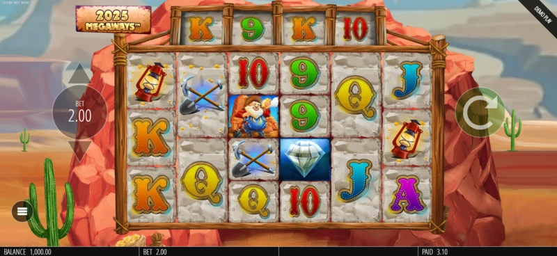 Diamond Mine Megaways slot demo